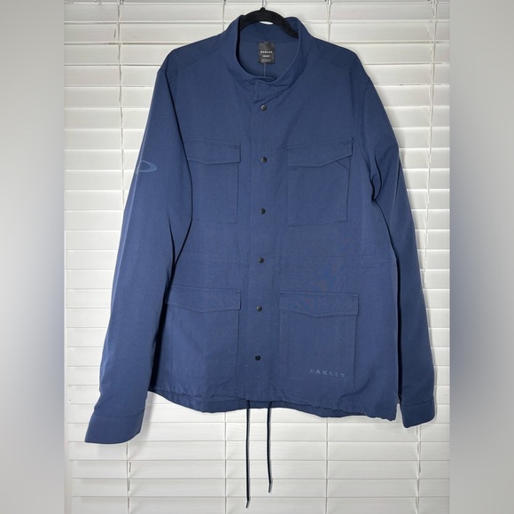 Oakley Jacket Mens XXL Field Jacket Outdoors Outerwear Button Up Hiking Gorp NEW - Picture 1 of 7